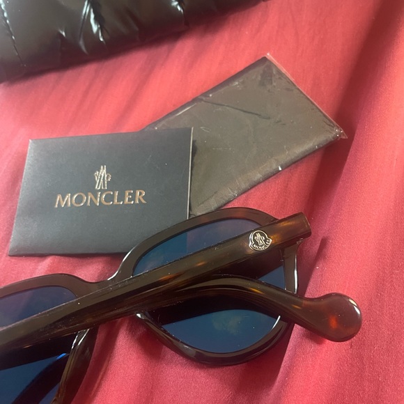Moncler Aviator Sunglasses ML0043 52C Dark Havana 52mm - Picture 5 of 7